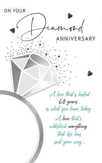 Diamond anniversary modern