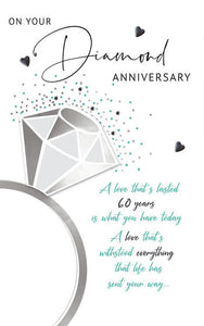 Diamond anniversary modern