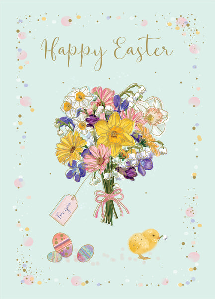 Easter card- Easter bouquet