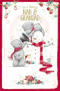 Me to you - Nan and Grandad Christmas card