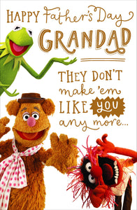 Grandad Father’s Day card- muppets
