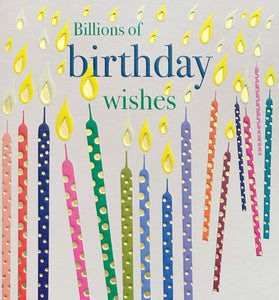 Birthday card - candles