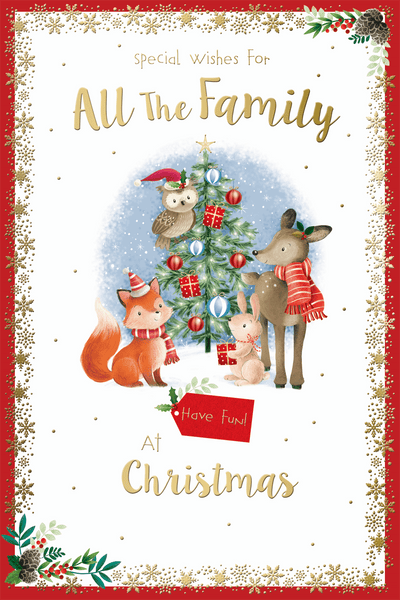 For all the family Christmas card - cute