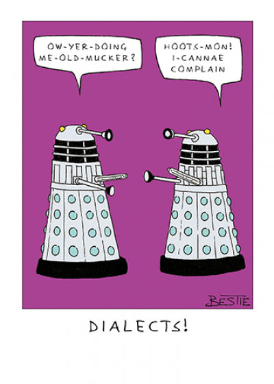 Funny birthday cards- Doctor Who Dalek