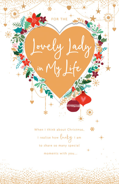 Lady in my life Christmas card