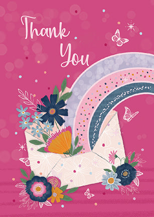 Pack of thank you cards - 6 cards