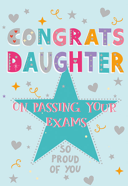 Daughter congratulations card