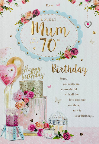 Mum 70th birthday card