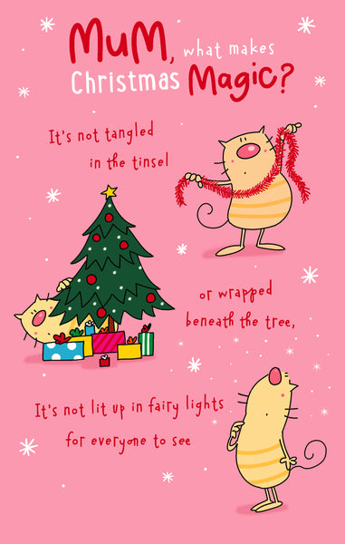 Mum Christmas card - funny