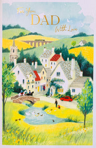 Dad Father’s Day card- countryside scene