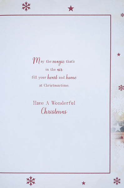 Friend Christmas card- sentimental verse