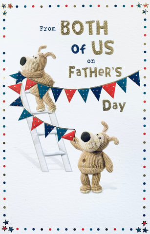 Boofle Father’s Day card from both of us
