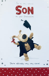 Boofle Son graduation card