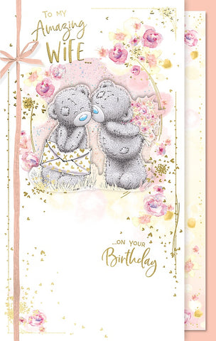 Me to you Wife birthday card- large card