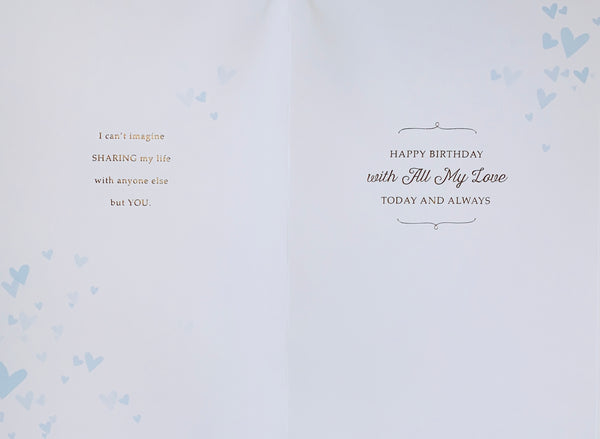 Husband birthday card - luxury