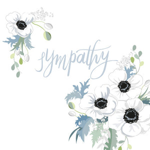 Sympathy card - floral design