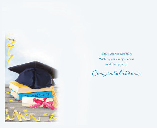 Graduation congratulations card