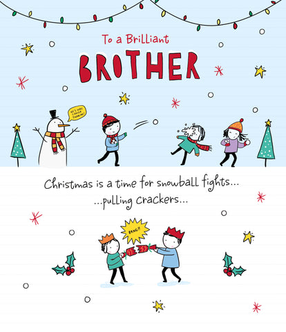 Brother Christmas card - fun