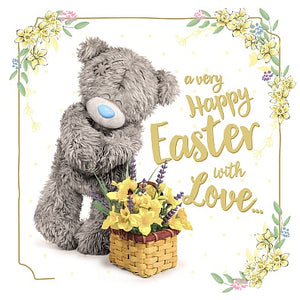 Me to you Easter card- cute tatty teddy